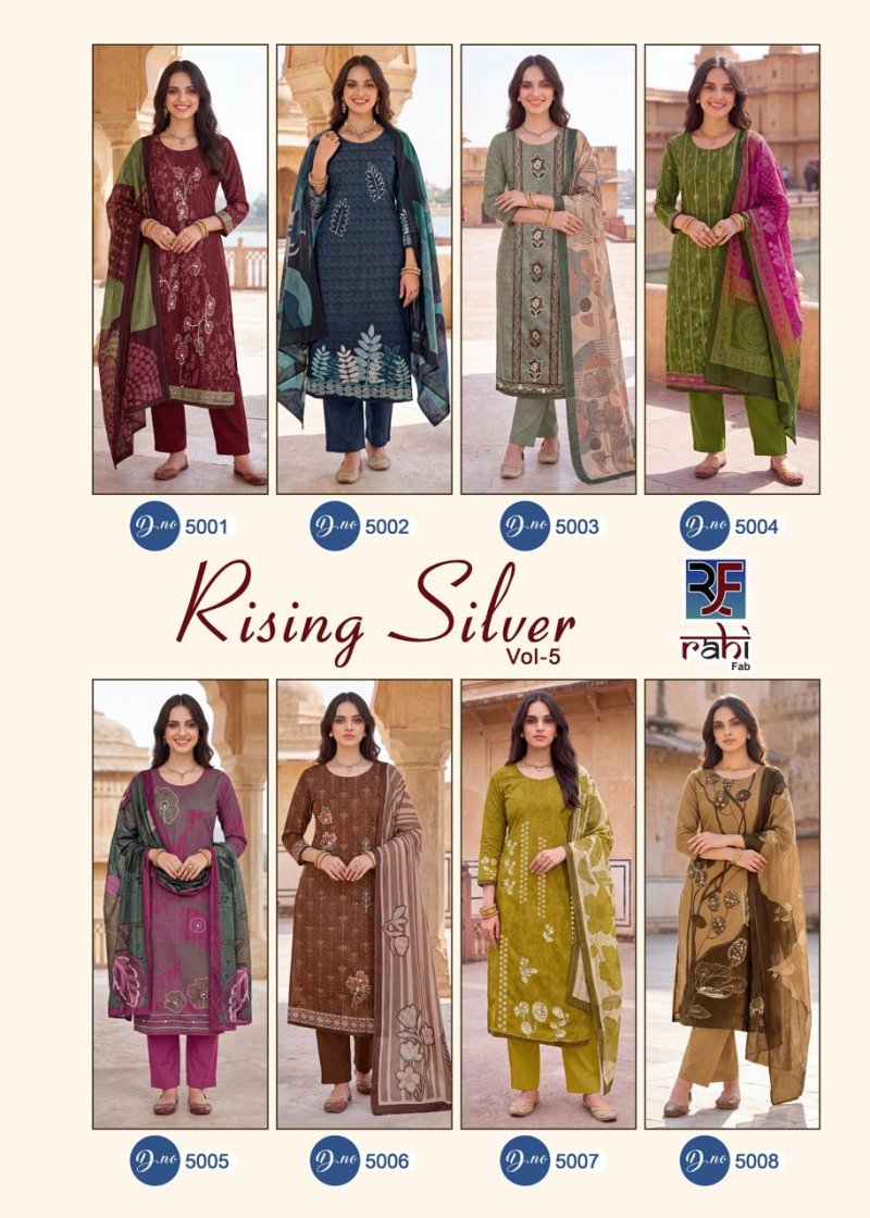 Rising Silver Vol 5 By Rahi Cotton Dress Material